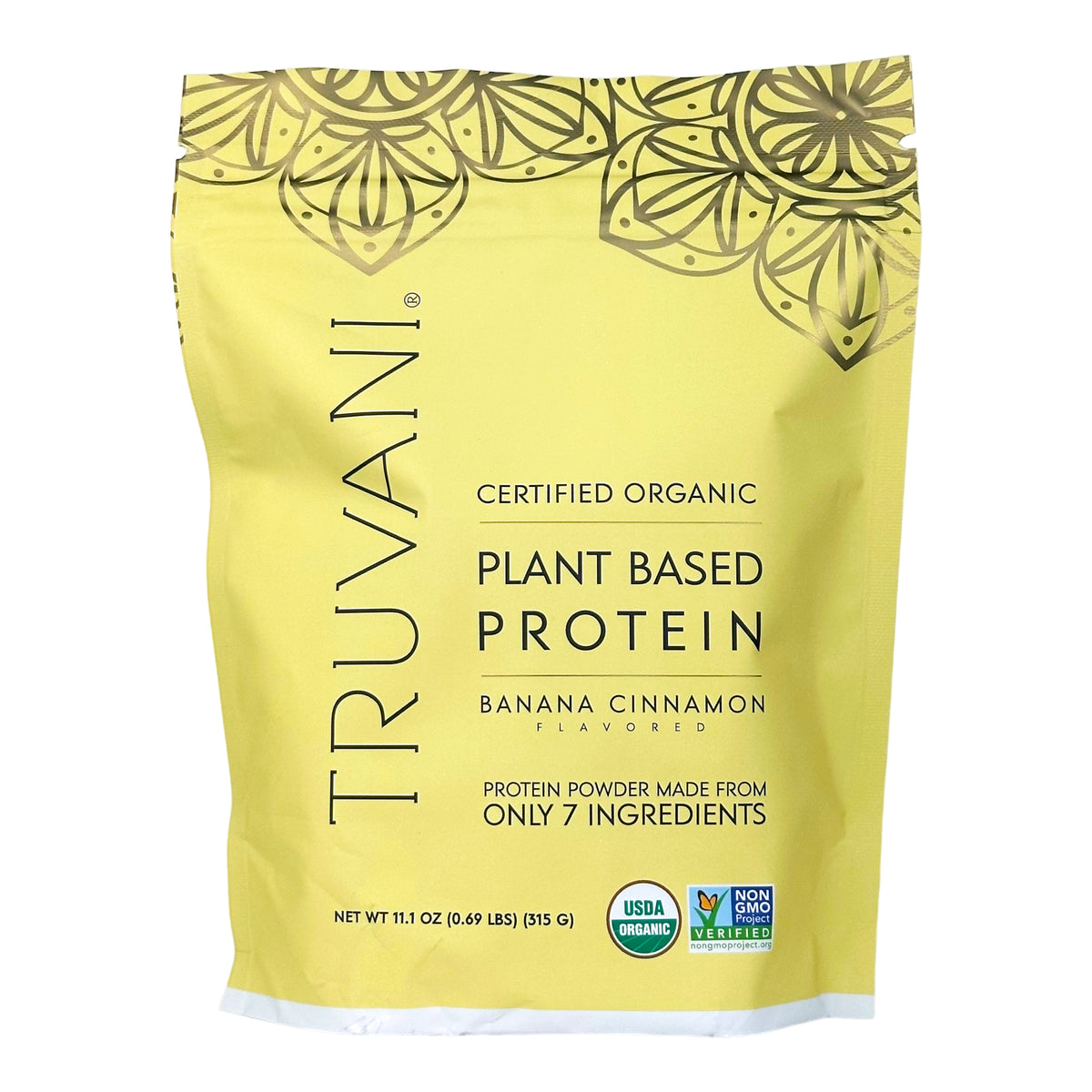 Truvani Plant Based Protein Powder Banana Cinnamon Garners Natural Life