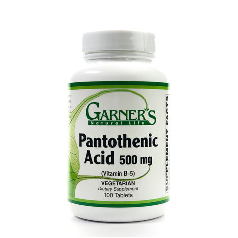 Patothenic Acid 500mg 100ct