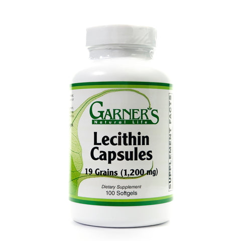 Lecithin Capsules 1200mg 100ct